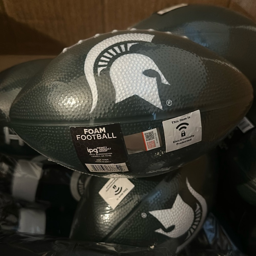 Michigan State foam football